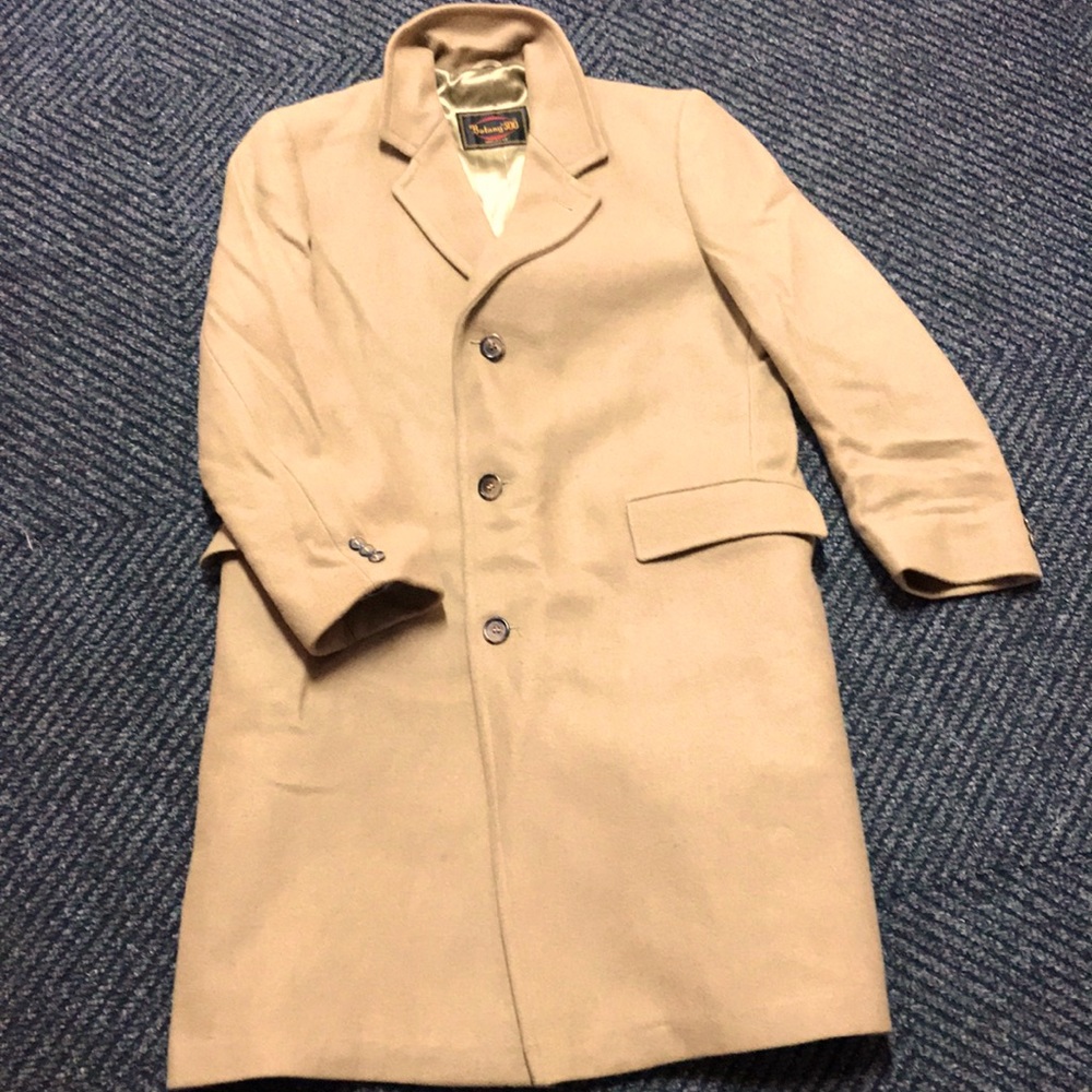 Men's Tan Trench Coat